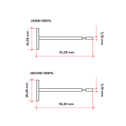 Ventili kineski ATV CG 250cc