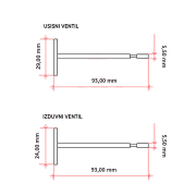 Ventili kineski ATV CG 125cc