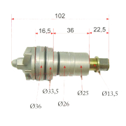 Vodena pumpa kineski ATV 250cc Loncin