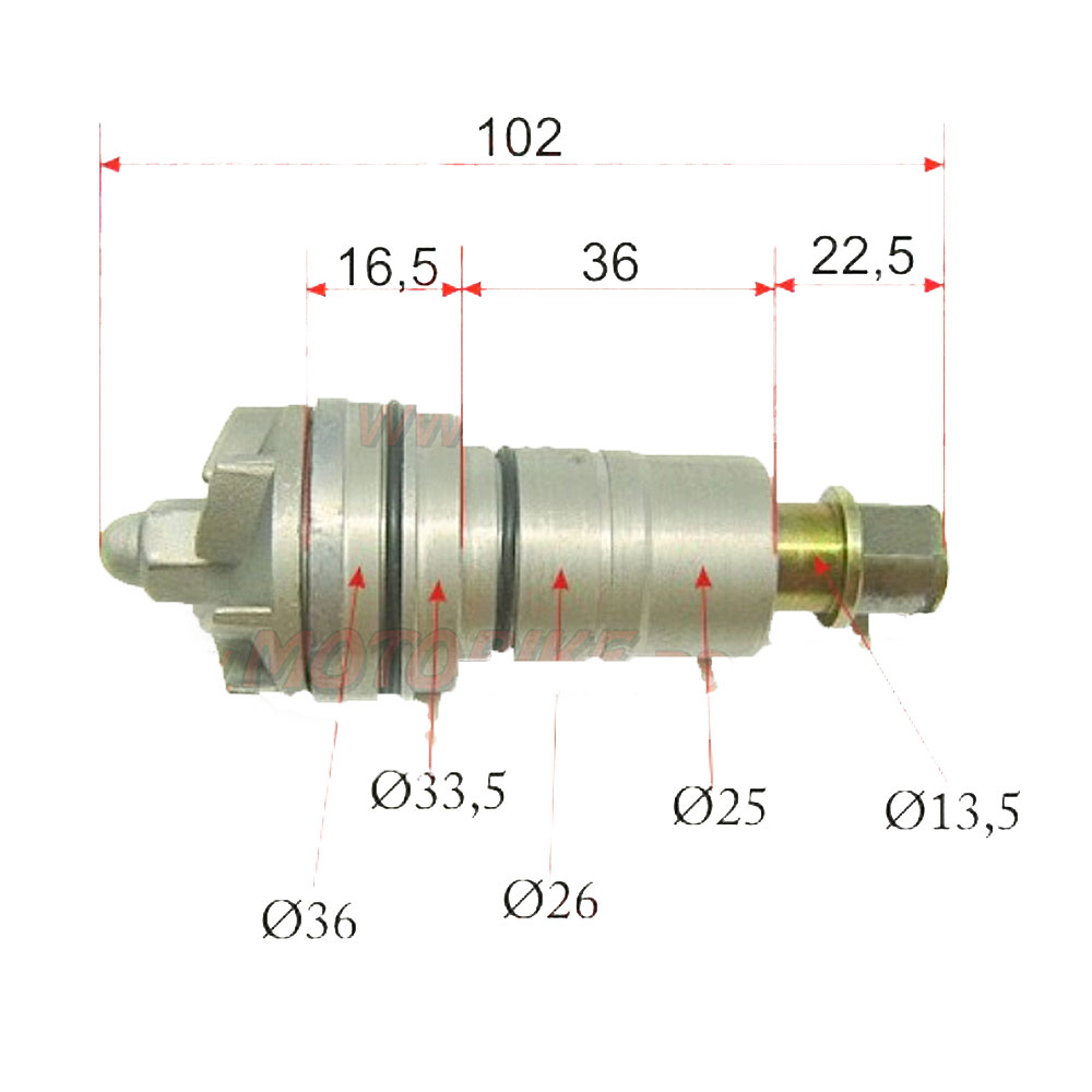 Vodena pumpa kineski ATV 250cc Loncin