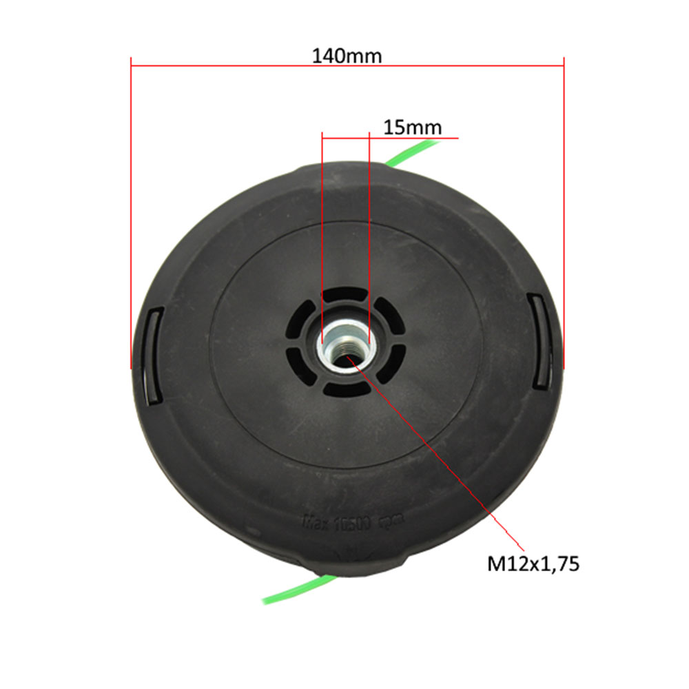 Glava trimera Husqvarna M12x1,75 mm velika THORP