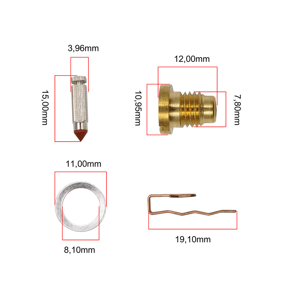 Igla plovka B&S 3 do 5 KS sa kućištem M8x1 mm ( iglica fi 3,96x15 mm ) kpl