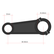 Klipnjača Honda G 150 F 400 II spec fi 25,4 mm