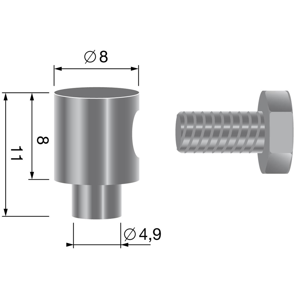 Šraf sajle 2.5 mm