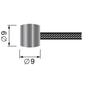 Sajla gasa 2500x2 mm burence fi 9 mm