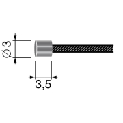 Sajla gasa 2500x1,2 mm burence 3,5x3 mm