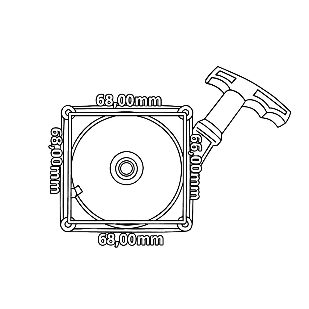 Dekla startera Oleo Mac 746 753 755