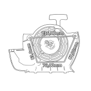 Dekla startera S 120 350 kpl. China