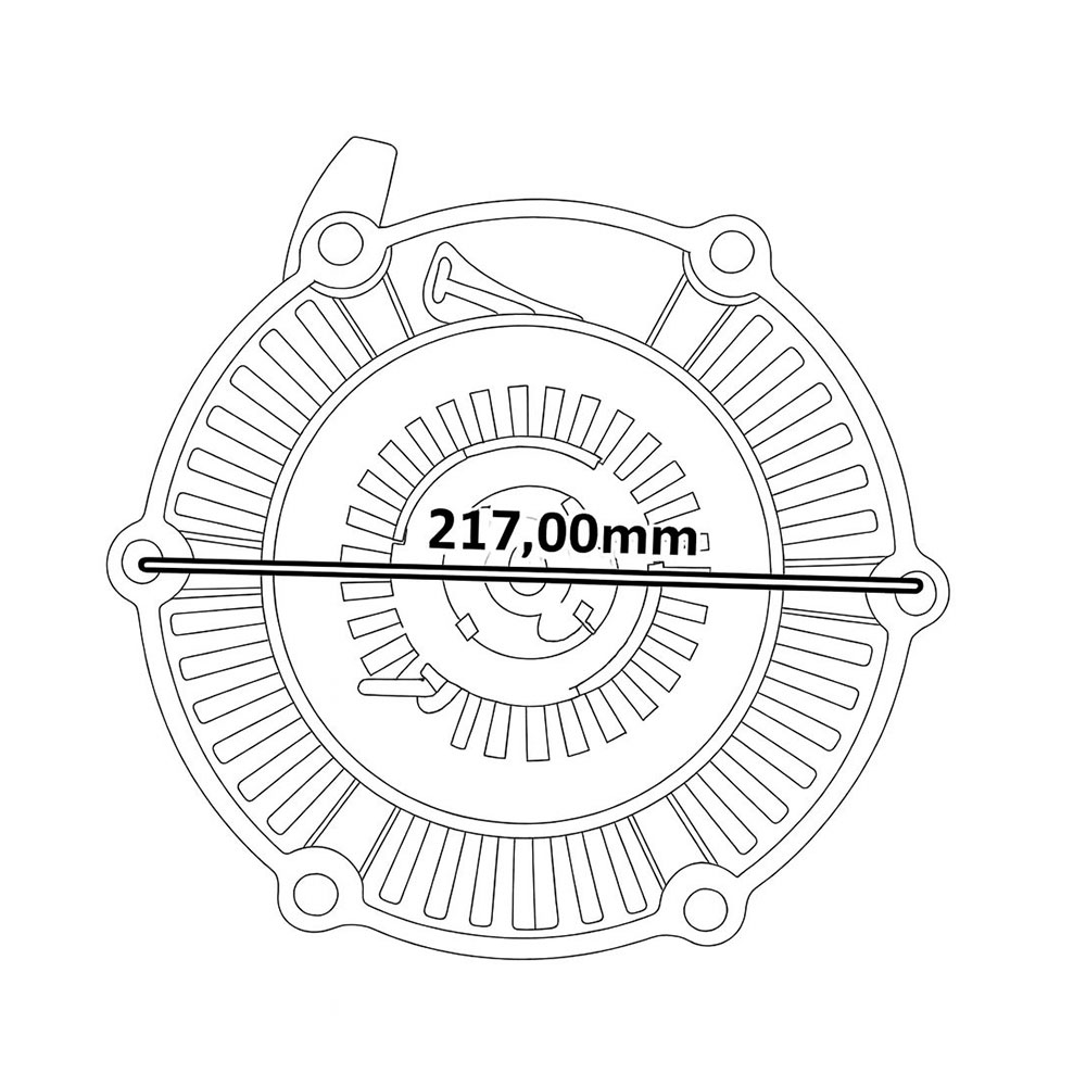 Dekla startera GGP SV200 6 KS OHV motor kpl. THORP