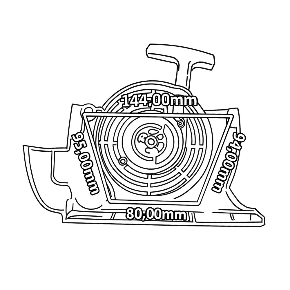 Dekla startera S 450 480 kpl. THORP