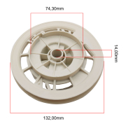 Kotur kanapa Honda GX 160 (metalne cape) sa oprugom i capama kpl.