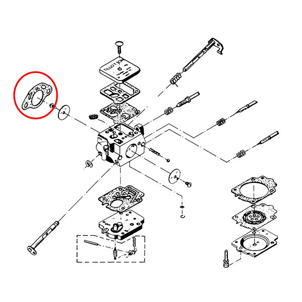 Dihtung karburatora Tillotson HK 16B-276