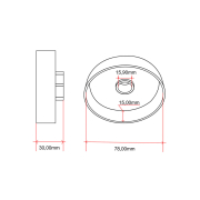 Lančanik THORP  HU400-A7N H 61 266 3/8"