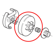 Lančanik THORP HU414SC-J7N - H 340 345 350 3,25" sa prstenom