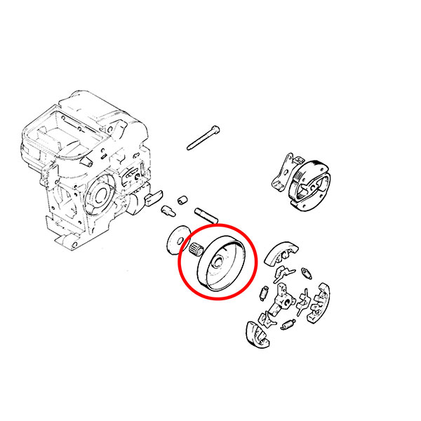 Lančanik THORP ST303-R6N S 09 010 011 3/8"