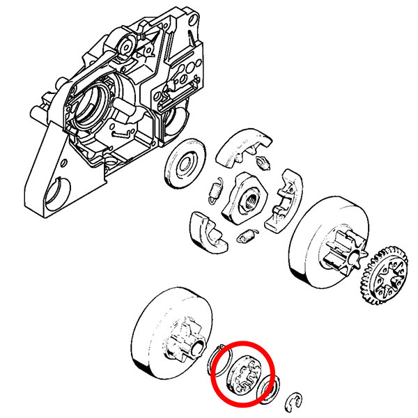 Prsten lančanika OREGON 68210 3/8" - 7 zuba ,standard