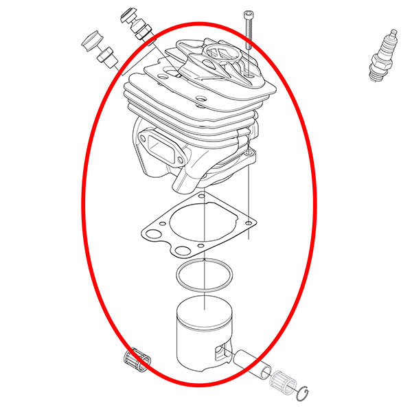 Cilindar sa klipom H 575 fi 51 mm THORP