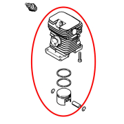 Cilindar sa klipom S 018 180 fi 38 mm bolcna 10 mm THORP