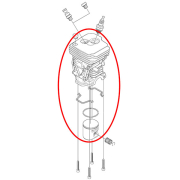 Cilindar sa klipom H 445. 450 fi 44mm THORP