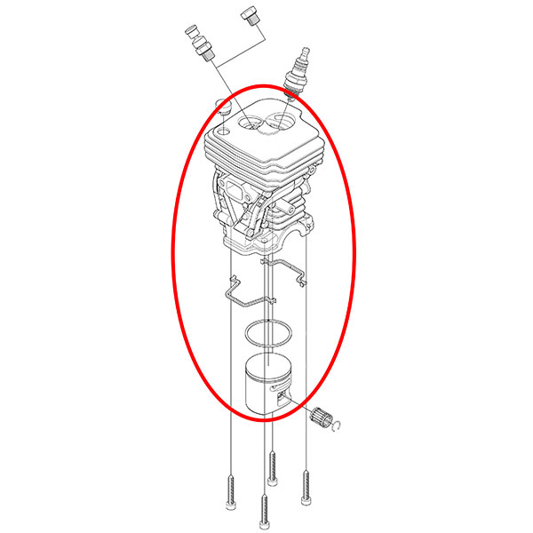 Cilindar sa klipom H 445. 450 fi 44mm THORP