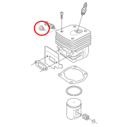 Čep dekompresora testere univerzalni M10x1mm