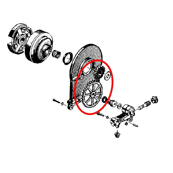 Zupčanici uljne pumpe H 650 770 set