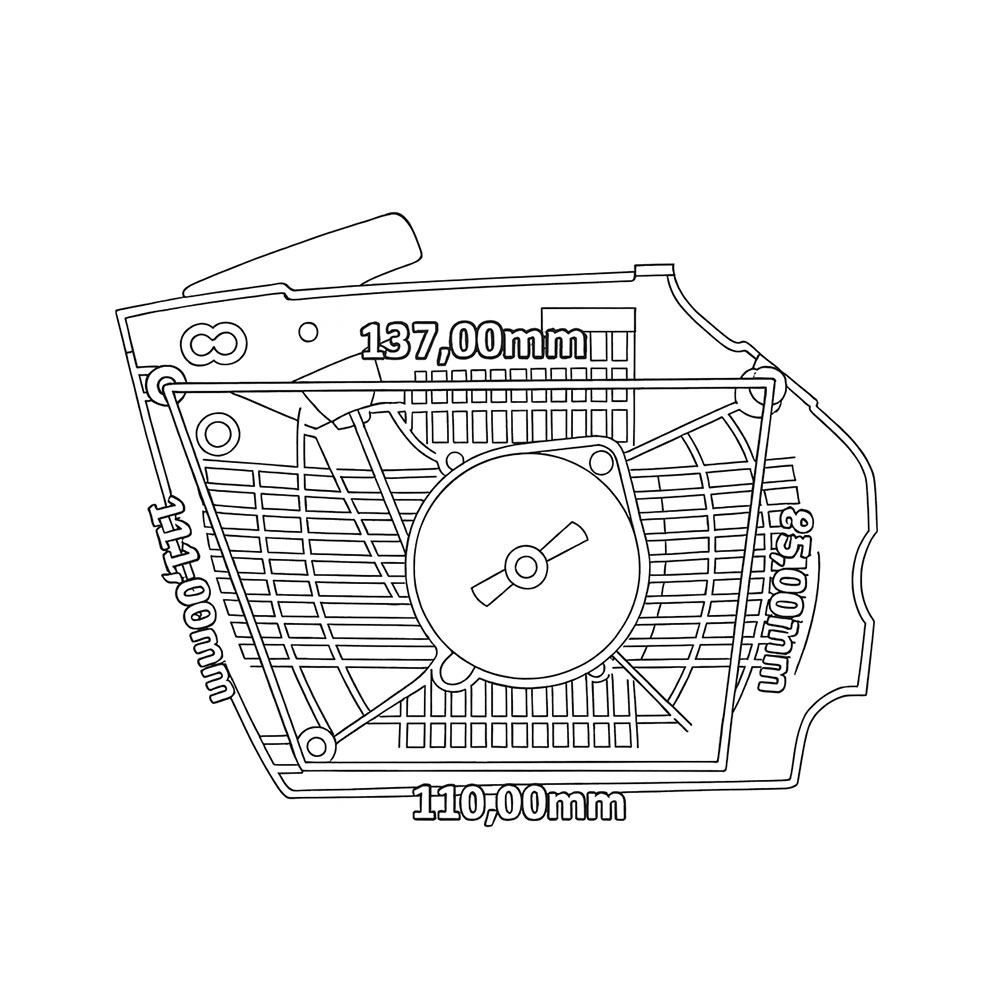 Dekla startera H 455 460 kpl THORP