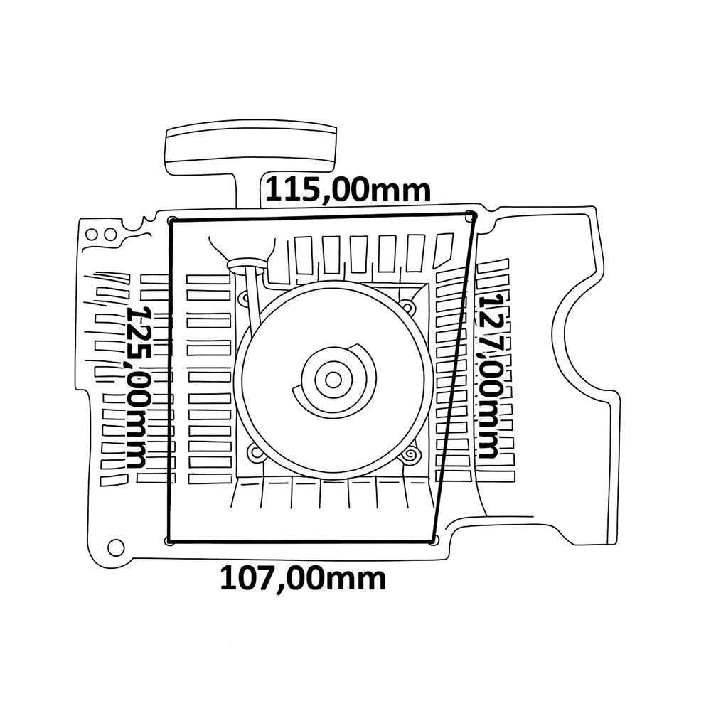 Dekla startera H 281 288 kp THORP