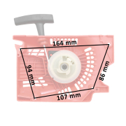 Dekla startera Kineske testere PN 4500 5200 kpl  THORP