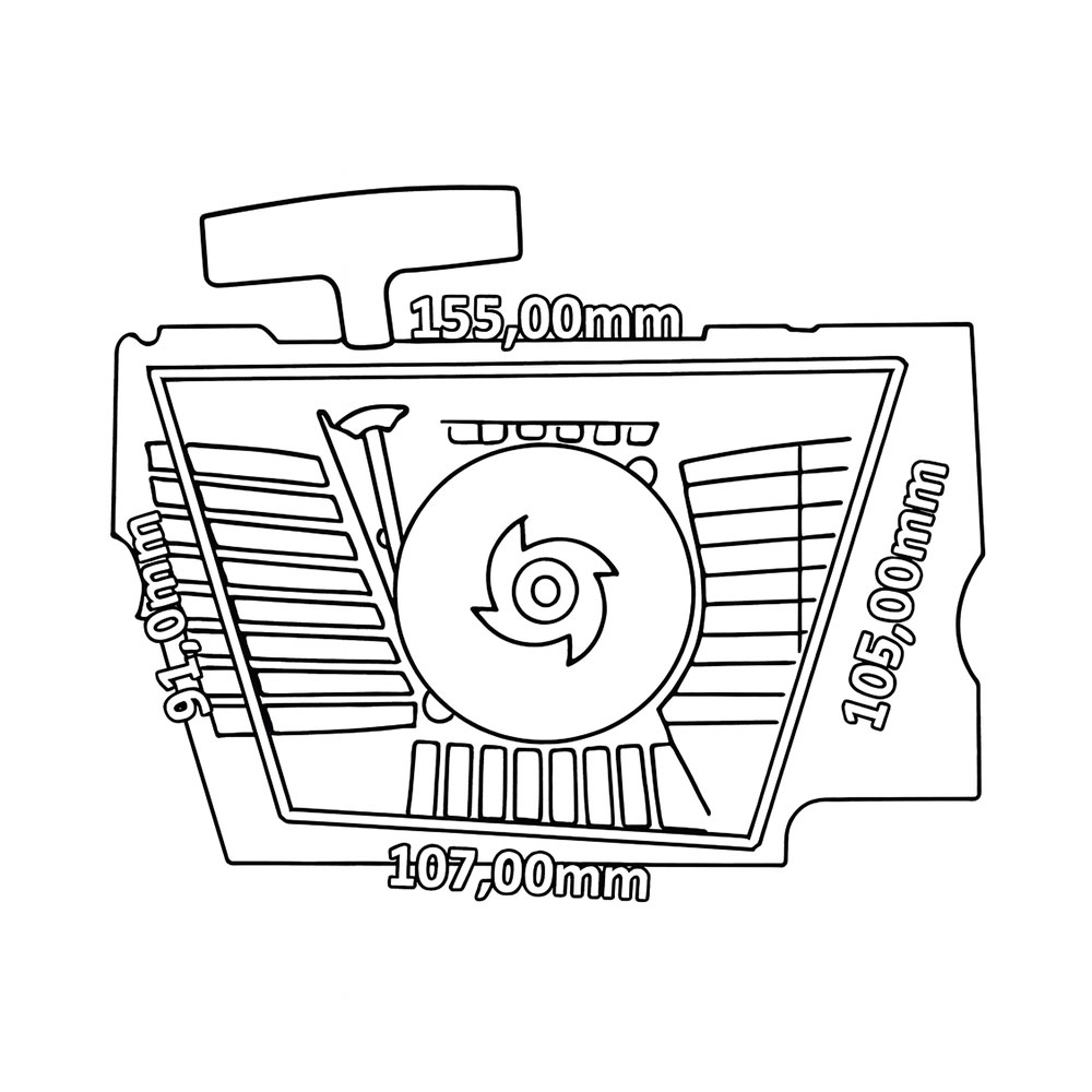 Dekla startera H 340 345 350 kpl THORP