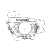 Dekla startera H 545 550 XP kpl THORP