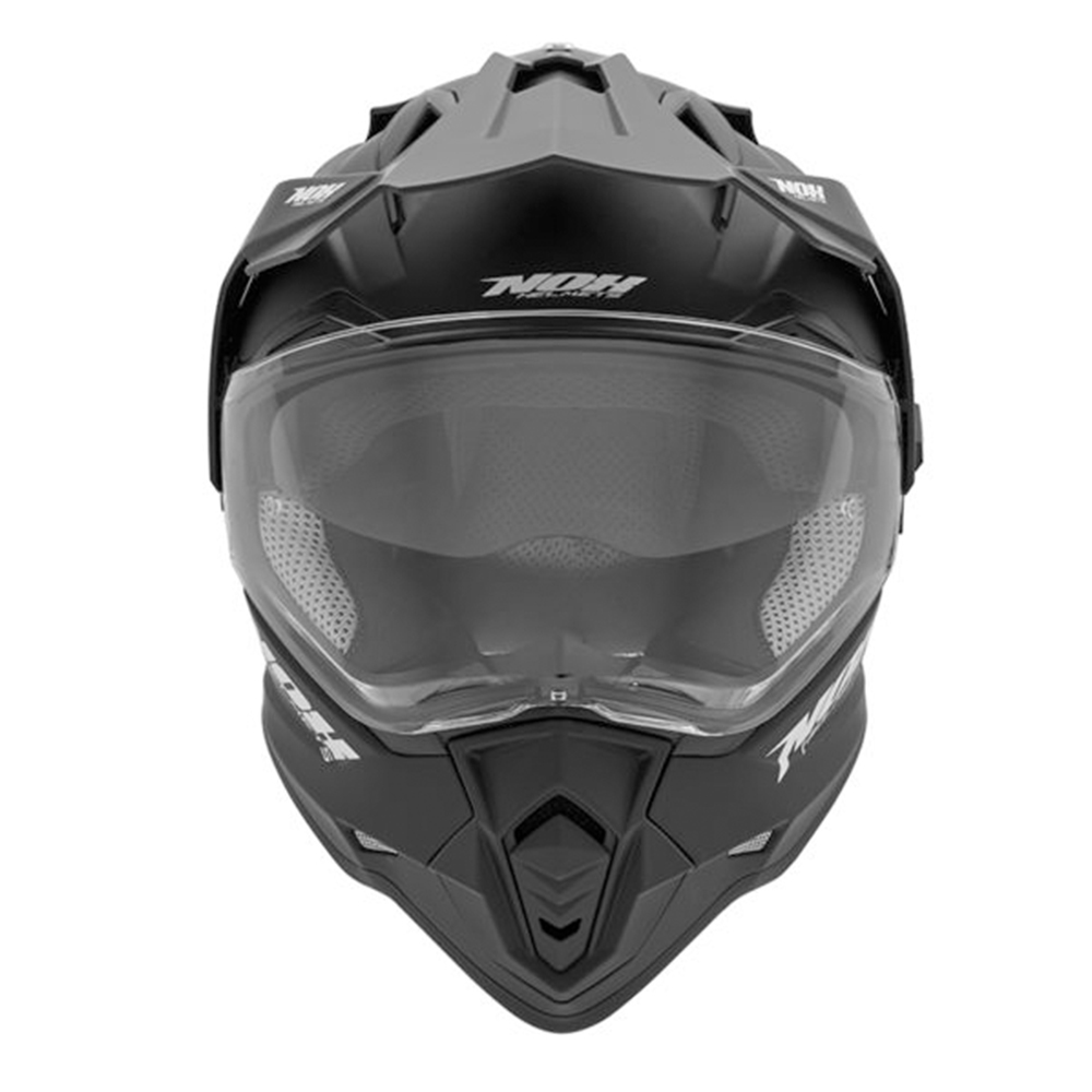 Kaciga NOX Cross sa vizirom N312TRAIL mat crna 2XL