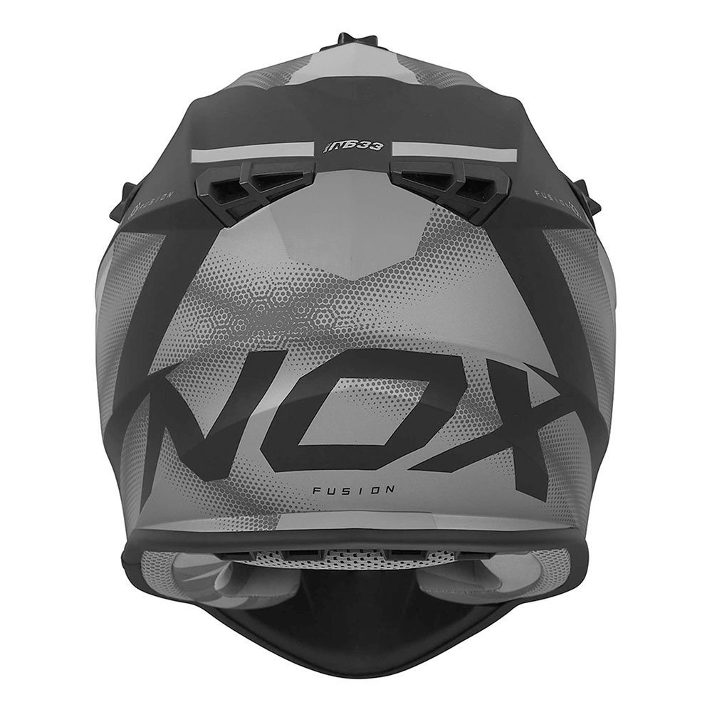 Kaciga NOX Cross N633 FUSION mat crno titanium