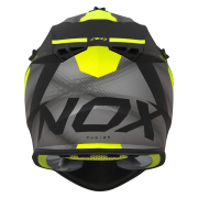 Kaciga NOX Cross N633 FUSION mat crno žuta L
