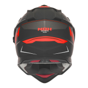 Kaciga NOX Cross sa vizirom N312 VAPOR mat crno crvena XL
