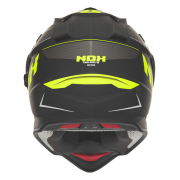 Kaciga NOX Cross sa vizirom N312 VAPOR mat crno žuta 2XL