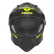 Kaciga NOX Cross sa vizirom N312 VAPOR mat crno žuta 2XL