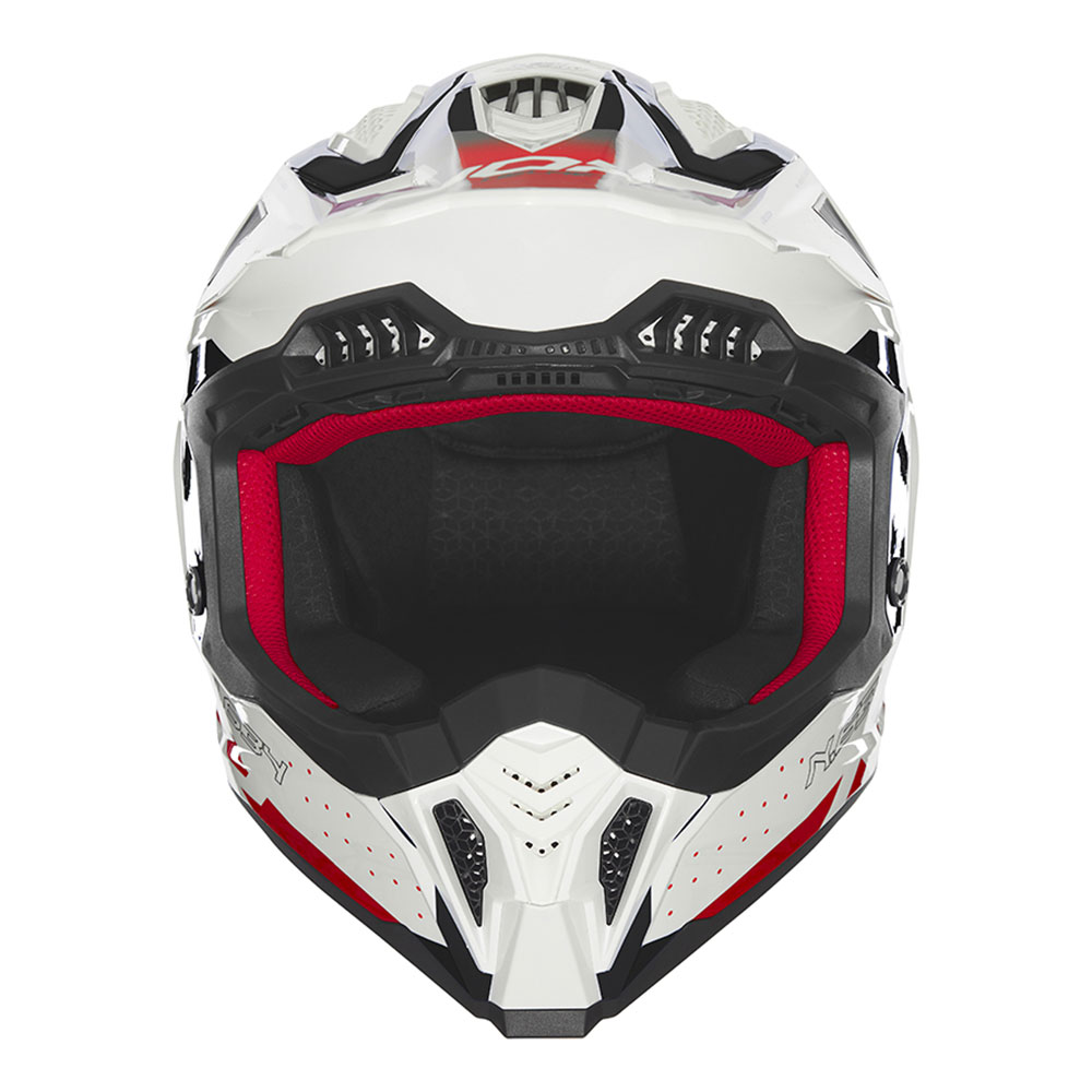 Kaciga NOX Cross N634 GRADIANT crveno bela