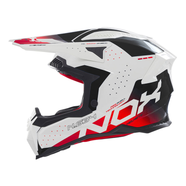 Kaciga NOX Cross N634 GRADIANT crveno bela