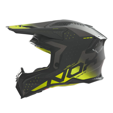Kaciga NOX Cross N634 GRADIANT žuto mat crna M