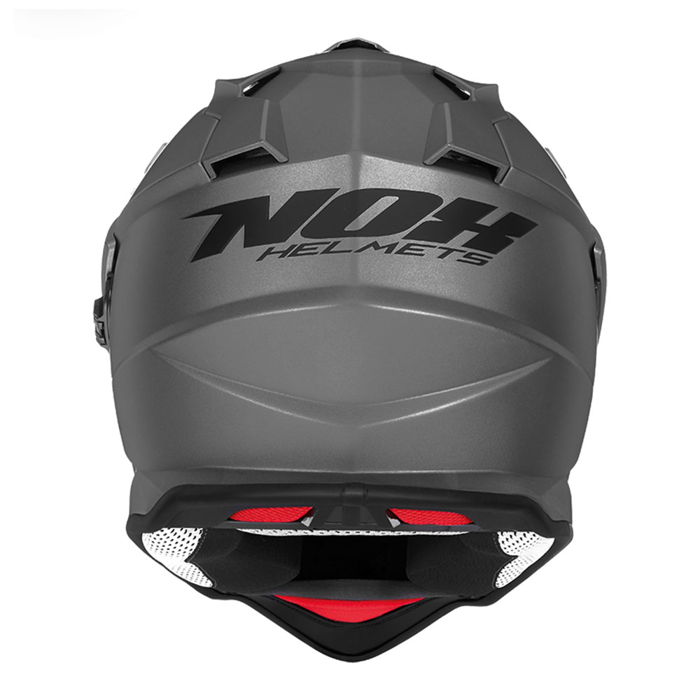 Kaciga NOX Cross sa vizirom N312 TRAIL mat titanium L