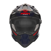 Kaciga NOX Cross sa vizirom N312 VAPOR crveno plava