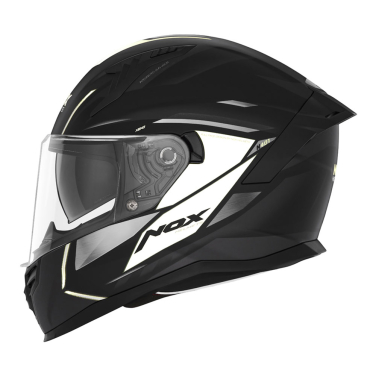 Kaciga NOX Full Face sa naočarima N401 XENO  mat crno bela XL