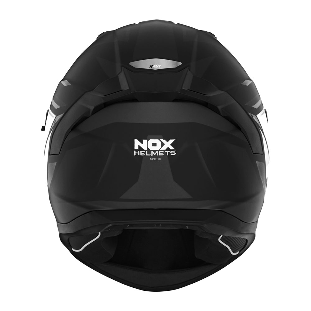 Kaciga NOX Full Face sa naočarima N401 XENO  mat crno bela 2XL