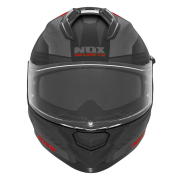 Kaciga NOX Full Face sa naočarima N304 S CARVER MATT BLACK RED 2XL