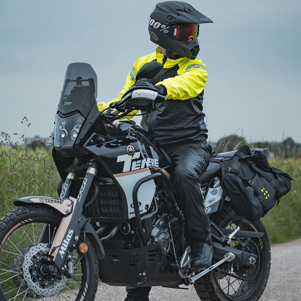 Kišna jakna crno zelena FLEX DRY 3XL MODEKA
