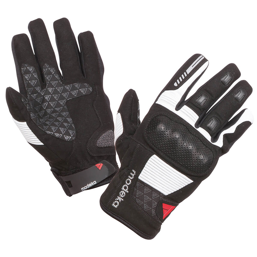 Rukavice FUEGO kratke crno svetlo sive 11 2XL MODEKA