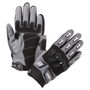 Rukavice MX TOP kratke crno sive 9 L MODEKA