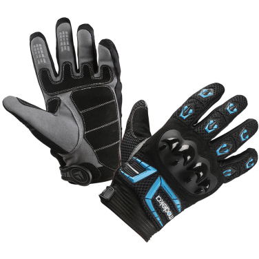 Rukavice MX TOP kratke crno plave 10 XL MODEKA