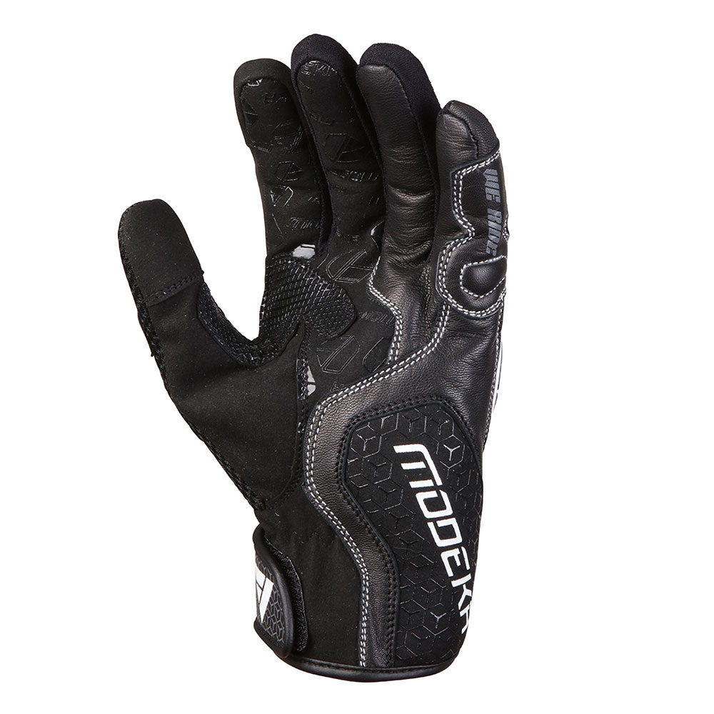 Rukavice DRACON MESH kožne crno bele 11 2XL MODEKA